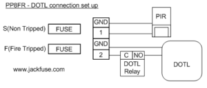DOTL connection in security systems