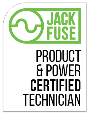 Jack Fuse Product & Power certified Technician